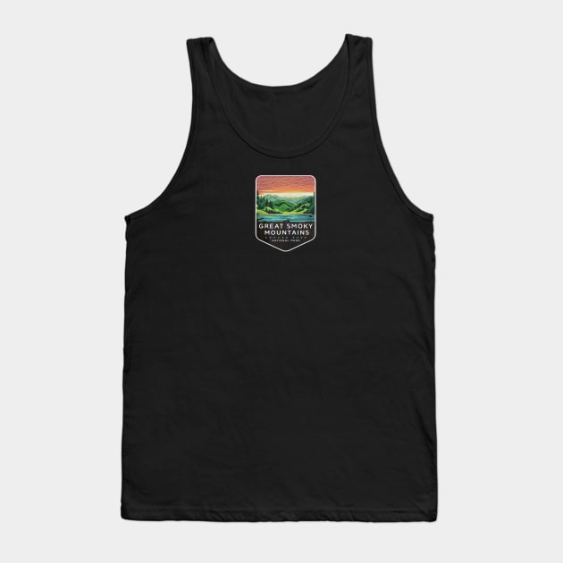 Great Smoky Mountains National Park  NC TN Tank Top by Perspektiva